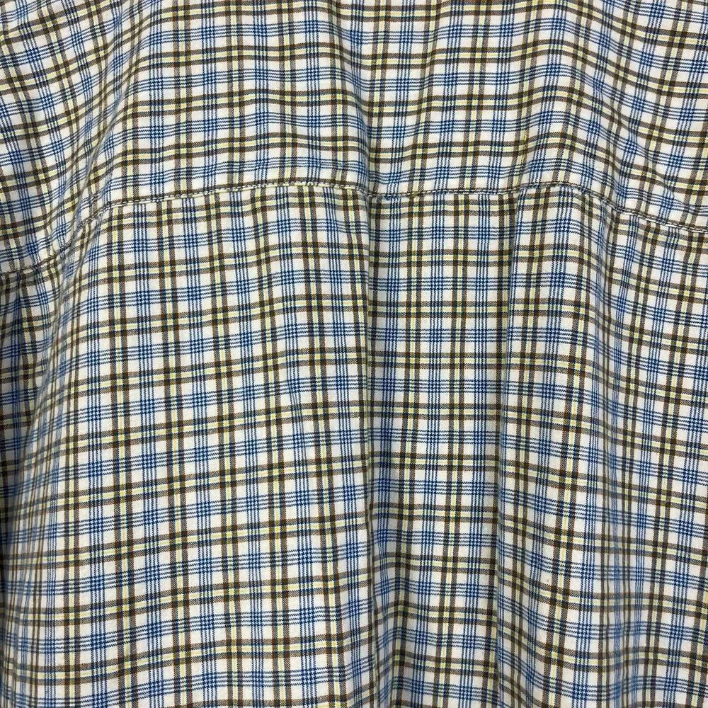 Carhartt Mens XXL Lightweight 100% Cotton Long Sleeve Button Up Blue Check *READ - Picture 7 of 8